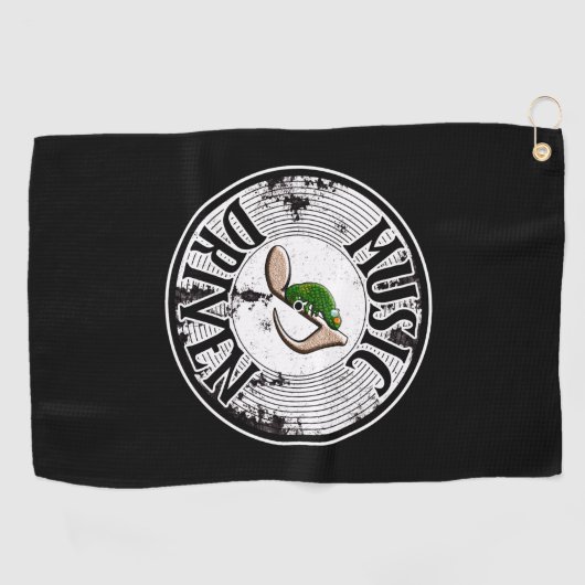 Muziekgestuurde golfhanddoek (Horizontaal)