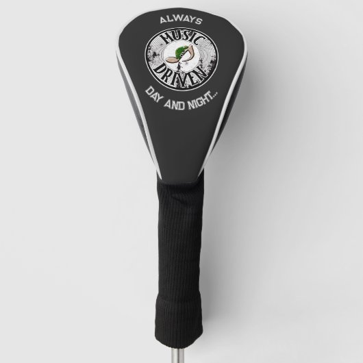 Muziekgestuurde Golfheadcover (Voorkant)