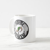 Muziekgestuurde koffie-mok koffiemok (Voorkant links)