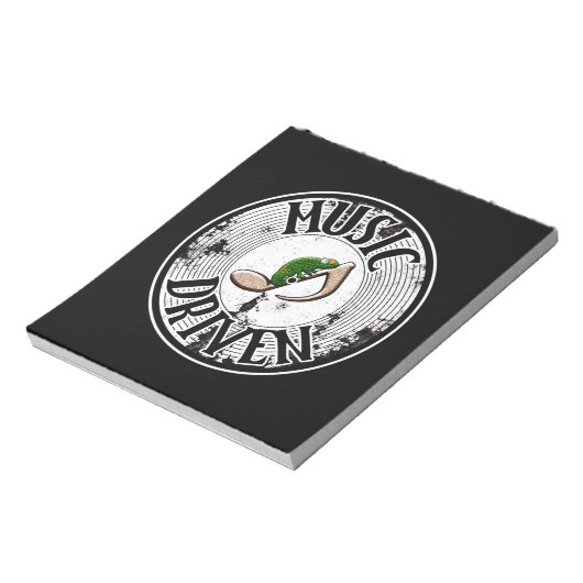 Muziekgestuurde Notitieblok (Linkerzijde)