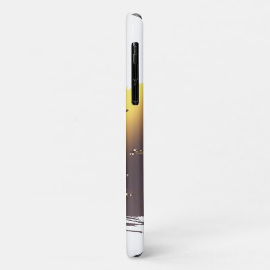 Muziekgetouwen en vallende noten Case-Mate iPhone case (Achterkant/links)