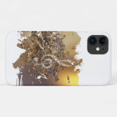 Muziekgetouwen en vallende noten Case-Mate iPhone case (Achterkant (horizontaal))