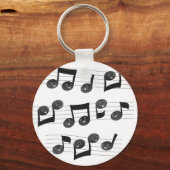 Muziekgezichten Sleutelhanger (Voorkant)