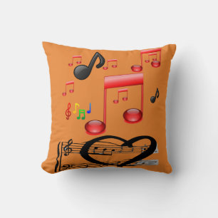 muziekgitaar met kussen en decore
