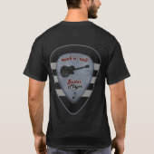 muziekgitaar T-rots T-shirt (Achterkant)