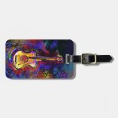 muziekgitaarinstrument bagagelabel (Voorkant horizontaal)