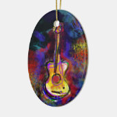 muziekgitaarinstrument keramisch ornament (Links)