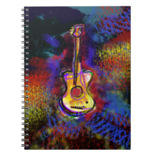 muziekgitaarinstrument notitieboek