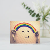 Muziekglimlachen Briefkaart (Staand voorkant)