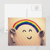 Muziekglimlachen Briefkaart (Voorkant / Achterkant)