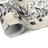 Muziekgolf Cadeaupapier (Rol Hoek)