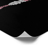 Muziekgolven Subtiele Trans Pride-vlag Transgender Poster (Hoek)