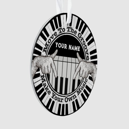 muziekgroef ornament (voorkant)