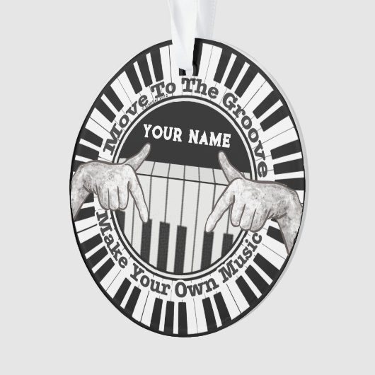 muziekgroef ornament (voorkant)