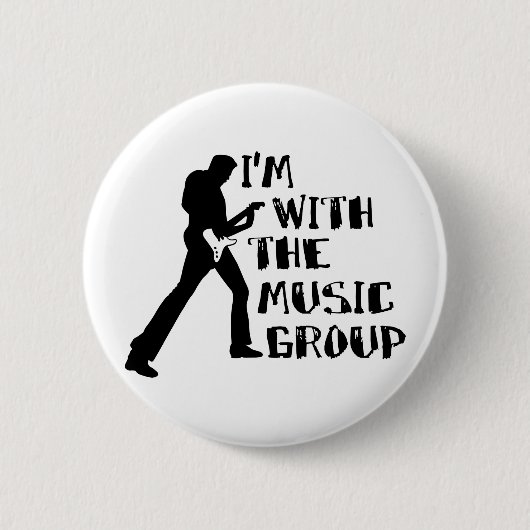 Muziekgroep Ronde Button 5,7 Cm (Voorkant)