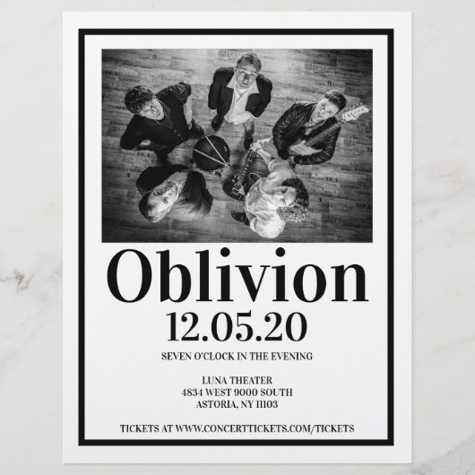 Muziekgroepconcertflyer Flyer (Voorkant)