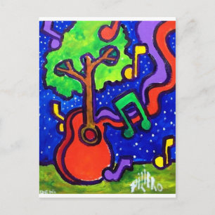 Muziekgroeten door piliero briefkaart