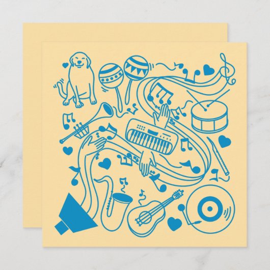 Muziekhanden - ASL-ontwerp (Voorkant / Achterkant)