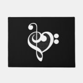 Muziekhart - Ik hou van muziek Deurmat