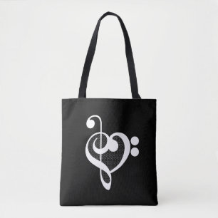 Muziekhart - Ik hou van muziek Tote Bag