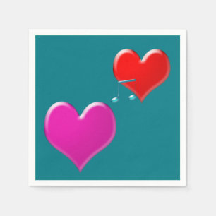 muziekhart servetten