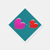 muziekhart servetten (Hoek)