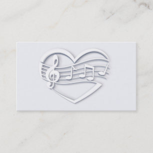 Muziekhart Visitekaartje