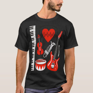 MuziekhartTShirt T-shirt