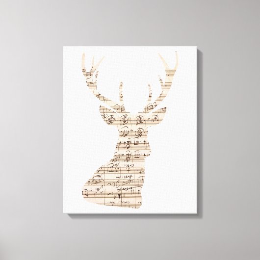 muziekherten in vellen omwikkeld canvas (Voorkant)