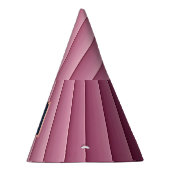 Muziekhoed met eigen monogram roze verticale gradi feesthoedjes (Rechts)