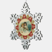 MUZIEKHOEKSTAAT TIN SNEEUWVLOK ORNAMENT (Rechts)