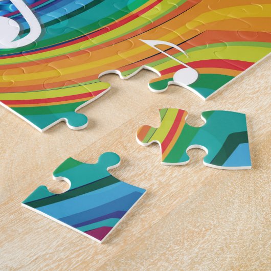 Muziekillustratie Legpuzzel (Zijkant)