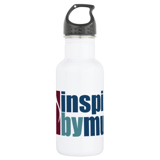 muziekinspiratie waterfles (Voorkant)