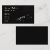 Muziekinstructeur Guitar Lessen Handtekening UV Ma Visitekaartje (Voorkant / Achterkant)