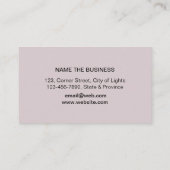 Muziekinstructeur Guitar Logo minimalist Singer Visitekaartje (Achterkant)