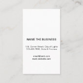 Muziekinstructeur Guitar Logo minimalist Visitekaartje (Achterkant)