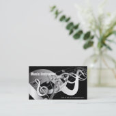 Muziekinstructeurs 🎸 visitekaartje (Staand voorkant)