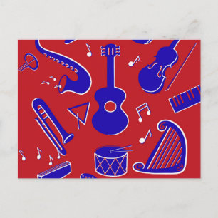 Muziekinstrument accessoires briefkaart