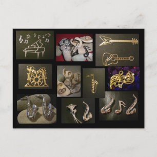 Muziekinstrument accessoires briefkaart