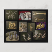 Muziekinstrument accessoires briefkaart (Voorkant)
