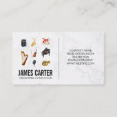 Muziekinstrument accessoires | dirigent visitekaartje (Voorkant)