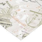 Muziekinstrument accessoires korte tafelloper (Hoek)