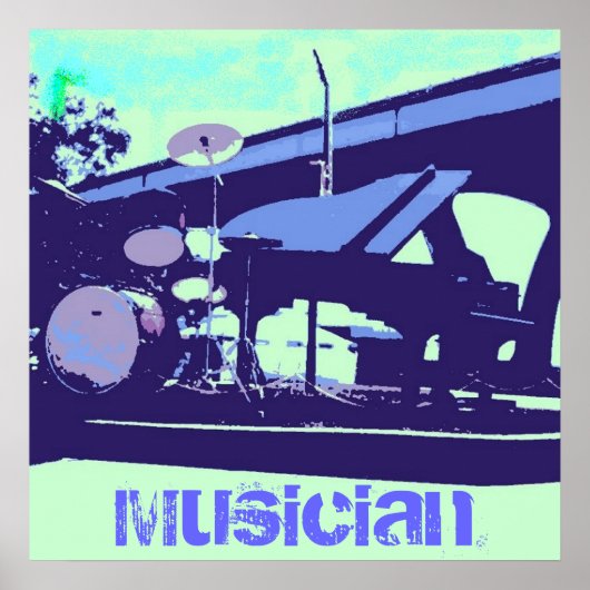 Muziekinstrument accessoires poster (Voorkant)