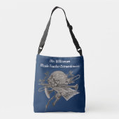 Muziekinstrument Band Muziek Leraar Waardering Crossbody Tas (Achterkant)