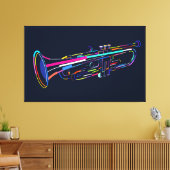Muziekinstrument Canvas Afdruk (Insitu (Woonkamer))
