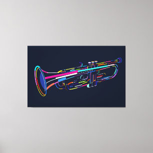 Muziekinstrument Canvas Afdruk