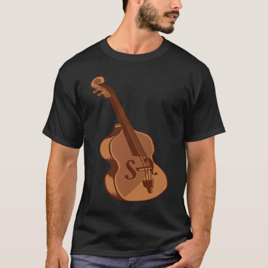 Muziekinstrument cello violine t-shirt (Voorkant)