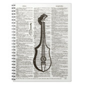 Muziekinstrument dictionary Art Notitieboek (Voorkant)