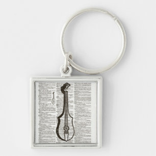 Muziekinstrument dictionary Art Sleutelhanger