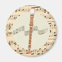 Muziekinstrument en bladmuziekmagneet